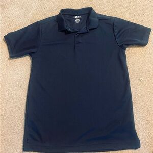 Boys YL (14-16) IZOD s/s polo navy blue